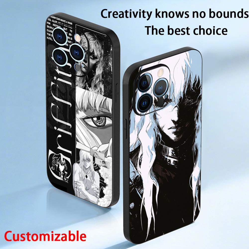 Phone Cases Men - Griffith anime homme design cool coque
