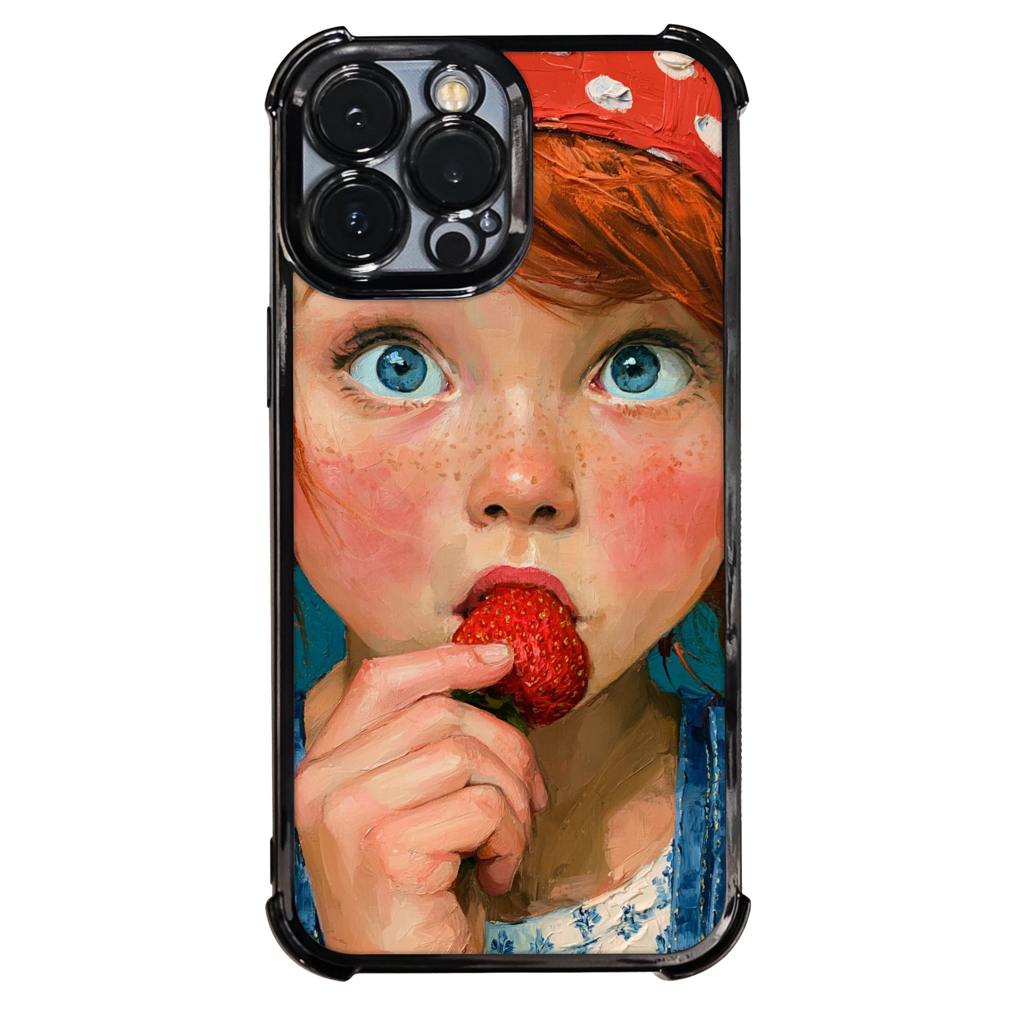 Phone Cases Red - Nouveau pare-chocs antichoc Armor, motif fille
