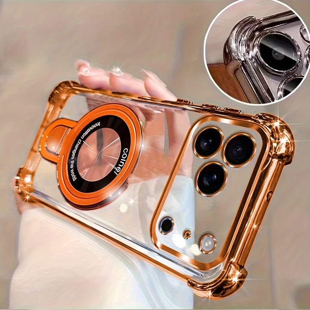 Luxury Plating Case - Étui de téléphone de luxe transparent