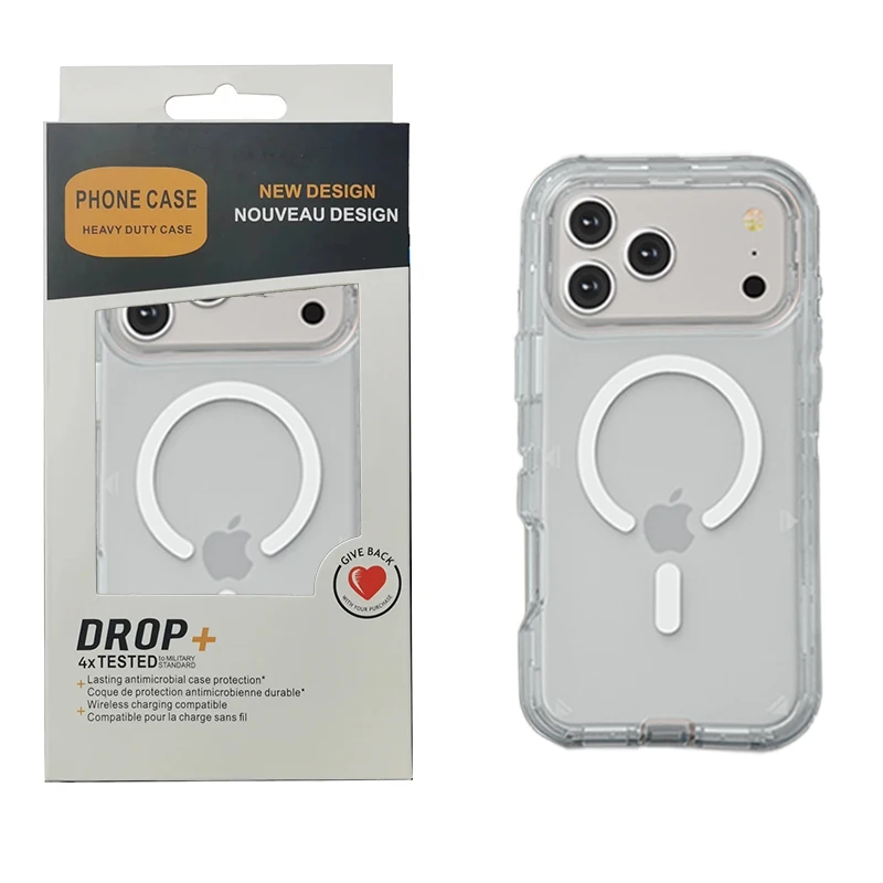 Rugged Armor Case - Boîtier hybride transparent OTT Armor Box
