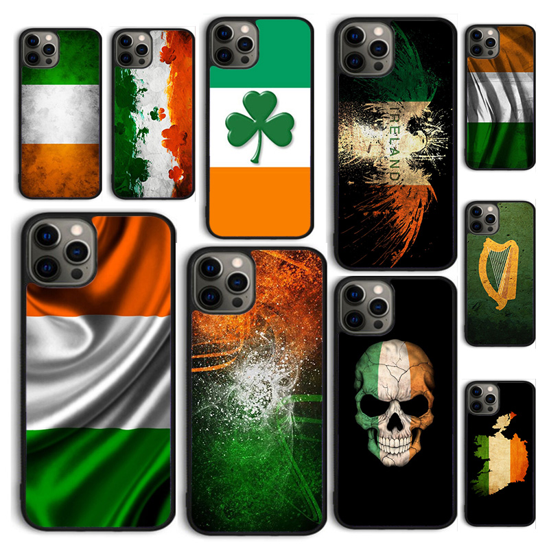 Phone Cases Ireland - Coque de téléphone Autumu drapeau irlandais,