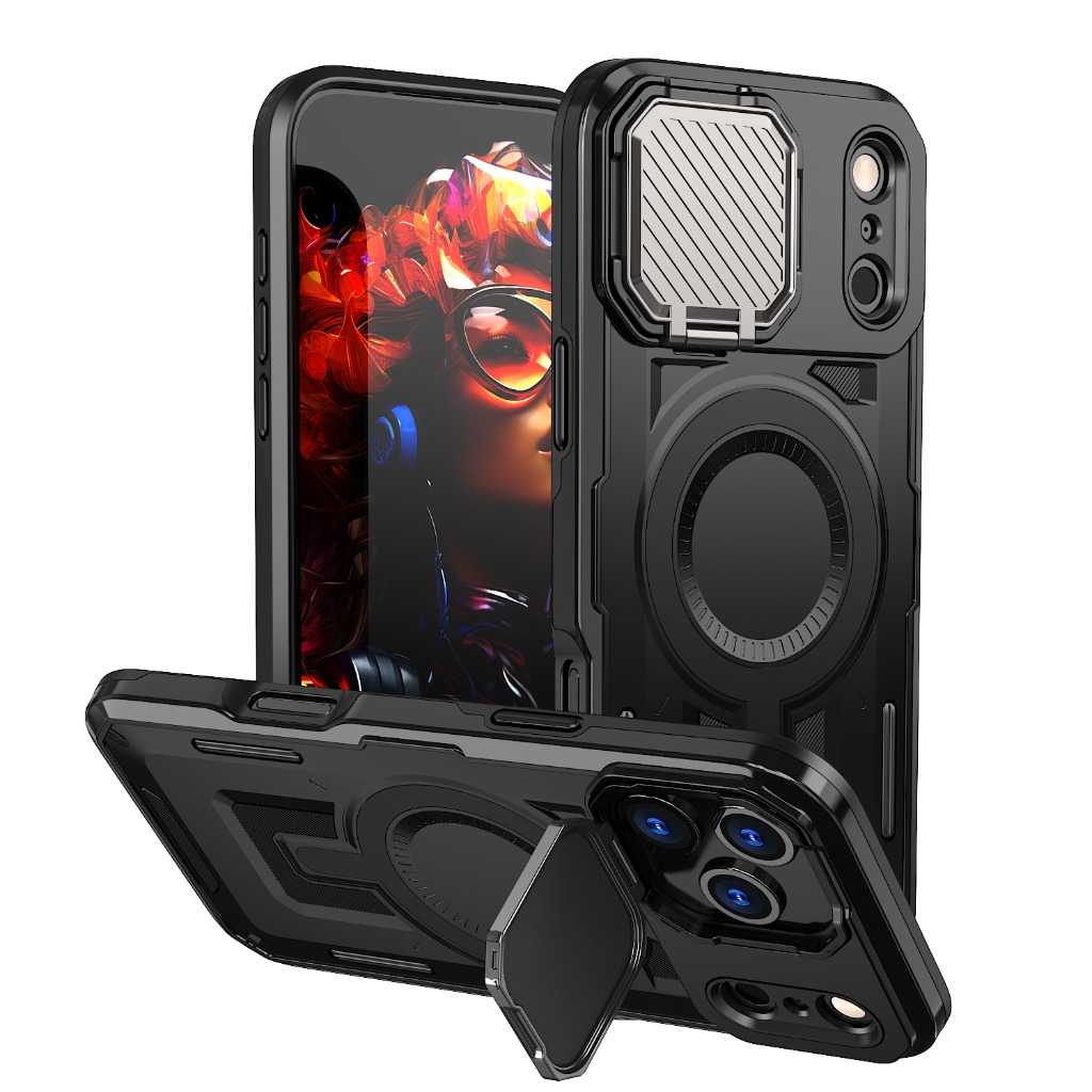 Rugged Armor Case - Étui de téléphone magnétique robuste avec