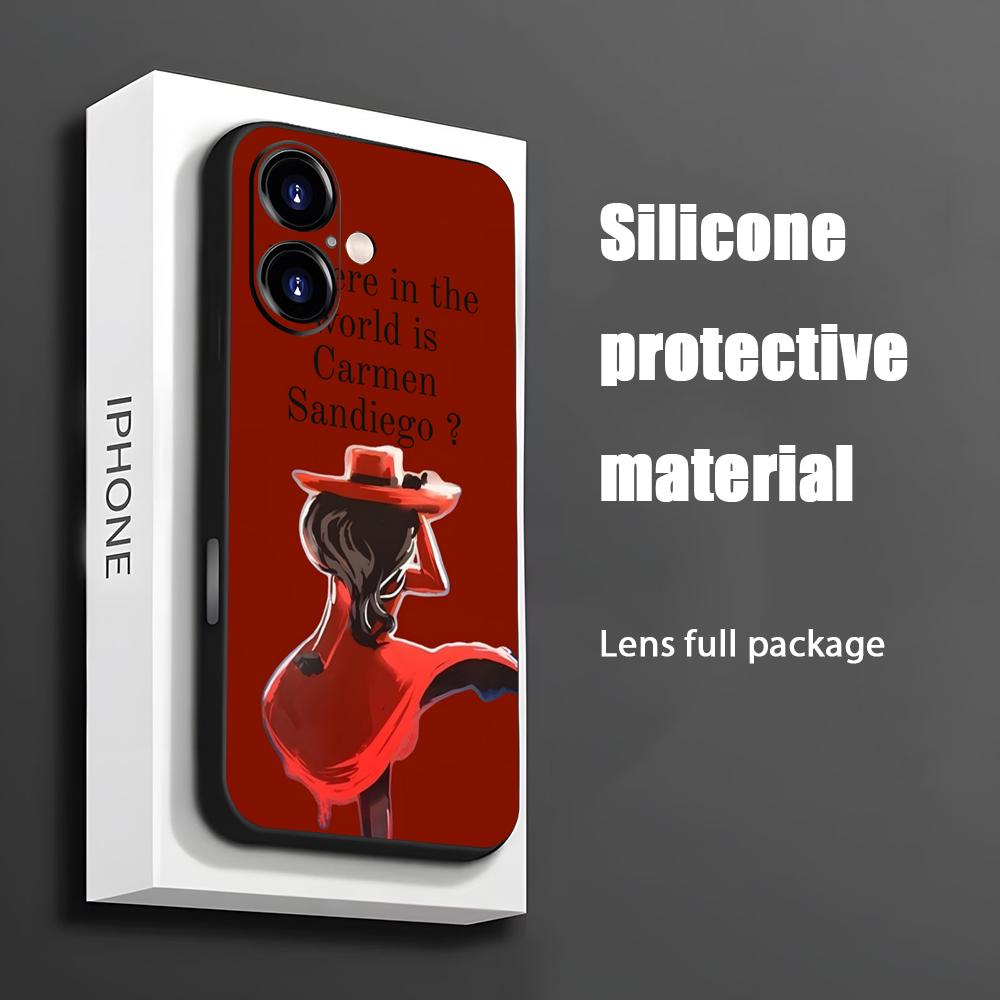 Phone Cases Durable - Coque de téléphone dessin animé Carmen