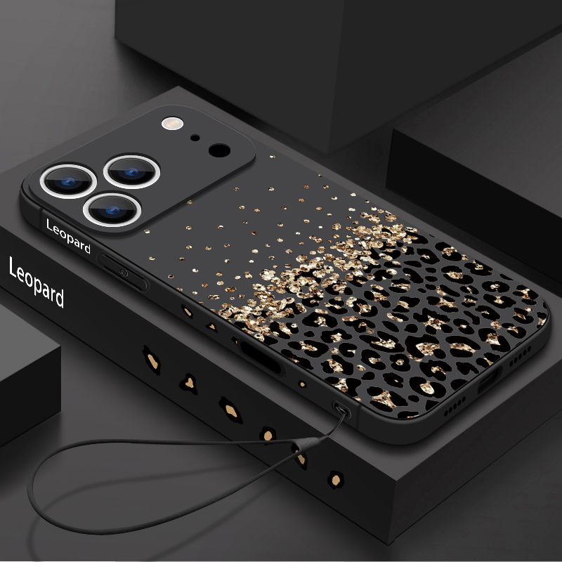 Phone Cases Leopard Print - Coque de téléphone antichoc en TPU