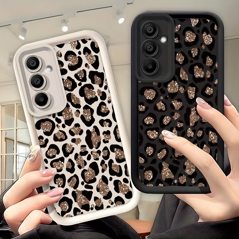 Phone Cases Leopard Print - Coque de téléphone en silicone à