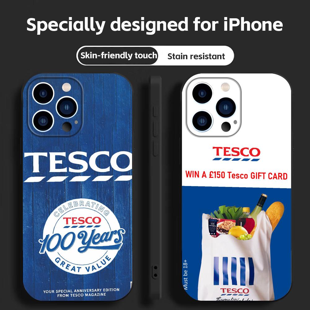 Phone Cases Tesco - Coque de téléphone antichoc noire souple