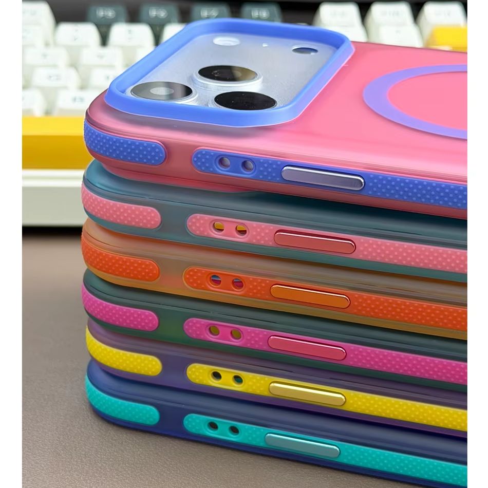 Rugged Armor Case - 360 ° Support magnétique couleur Dopamine