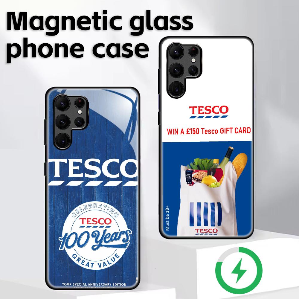 Phone Cases Tesco - Coque de téléphone en verre magnétique