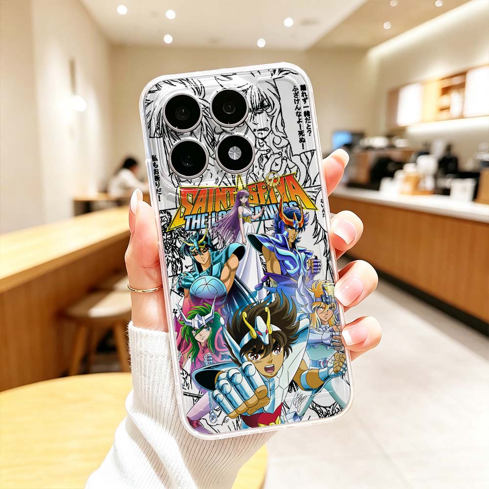 Phone Cases Xiaomi 15T - Coque de téléphone transparente Saint Seiya