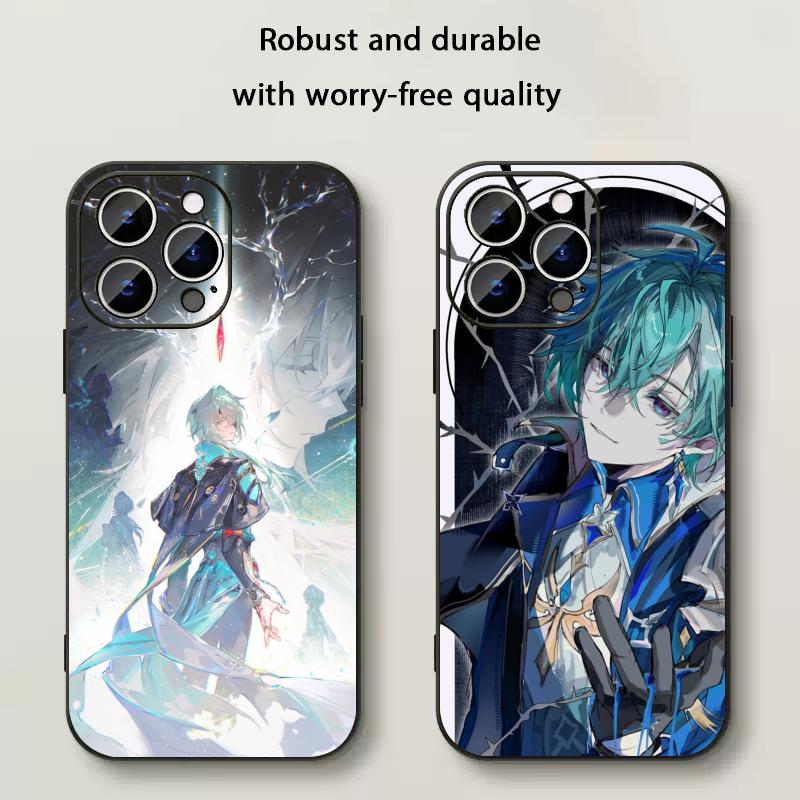 Phone Cases Men - Coque de téléphone antichoc souple noire
