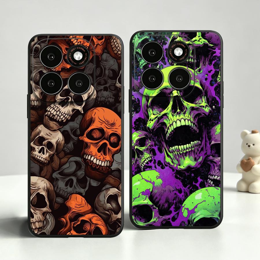 Phone Cases For Motorola - Coque de téléphone vintage motif crâne