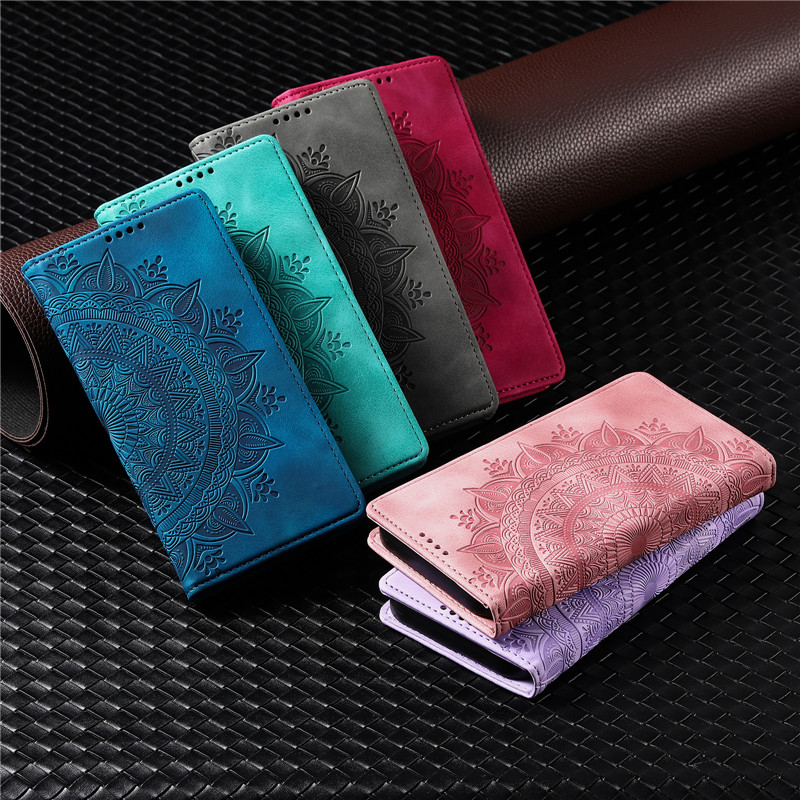 Phone Cases Eu - Étui portefeuille de luxe en cuir