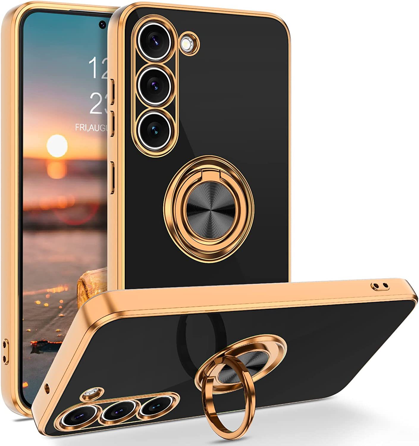 Luxury Plating Case - Placage de luxe magnétique 360 °