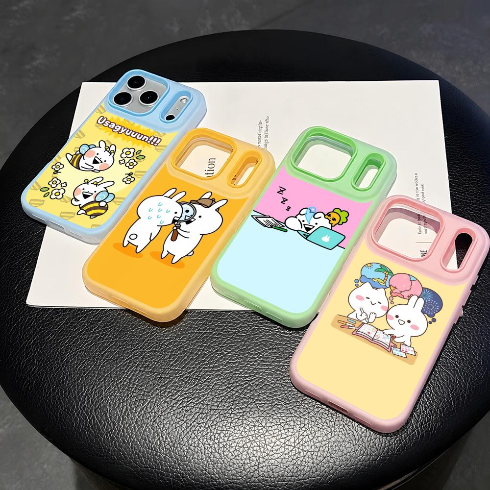 Phone Cases With Card Holder - Coque de téléphone Usagyuuun Lapin Mignon
