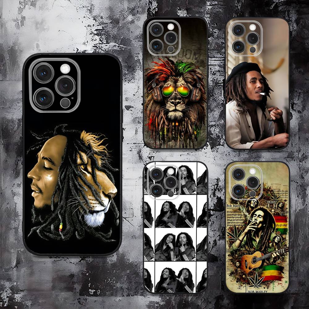Phone Cases Jamaica - Jamaïque Bob m-marley Lion coque de