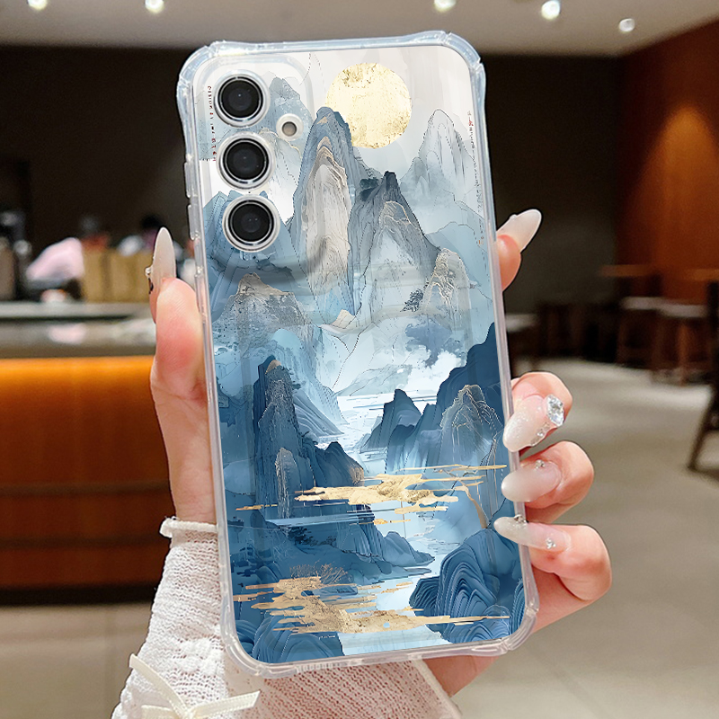 Phone Cases With Card Holder - Étui de téléphone à motif paysage