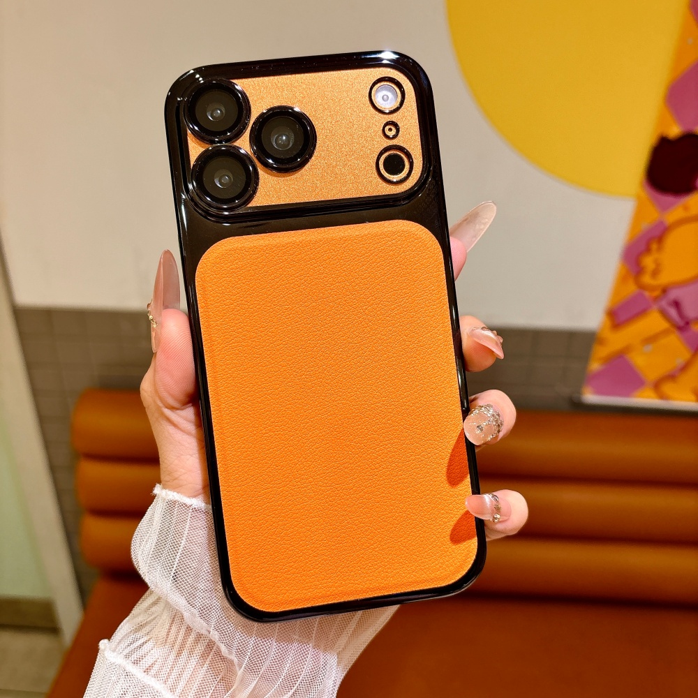 Étui de luxe en cuir PU couleu - Luxury Plating Case avis et prix