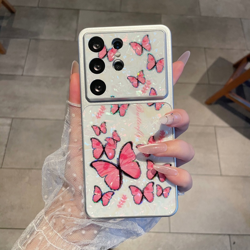 Étui de luxe motif papillon au - Luxury Plating Case avis et prix