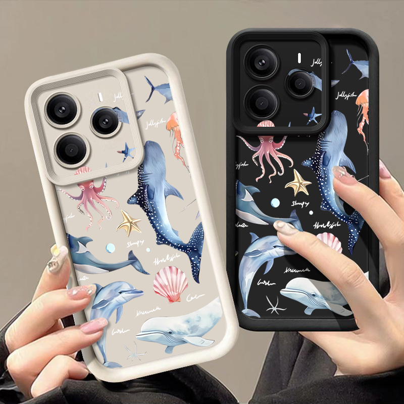 Étui souple à motif de dauphin - Phone Cases Xiaomi 15 avis et prix