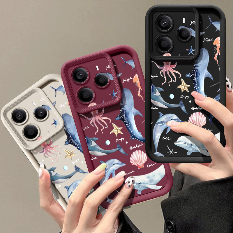 Étui souple à motif de dauphin - Phone Cases Xiaomi 15 avis et prix