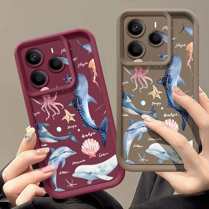 Étui souple à motif de dauphin - Phone Cases Xiaomi 15 avis et prix