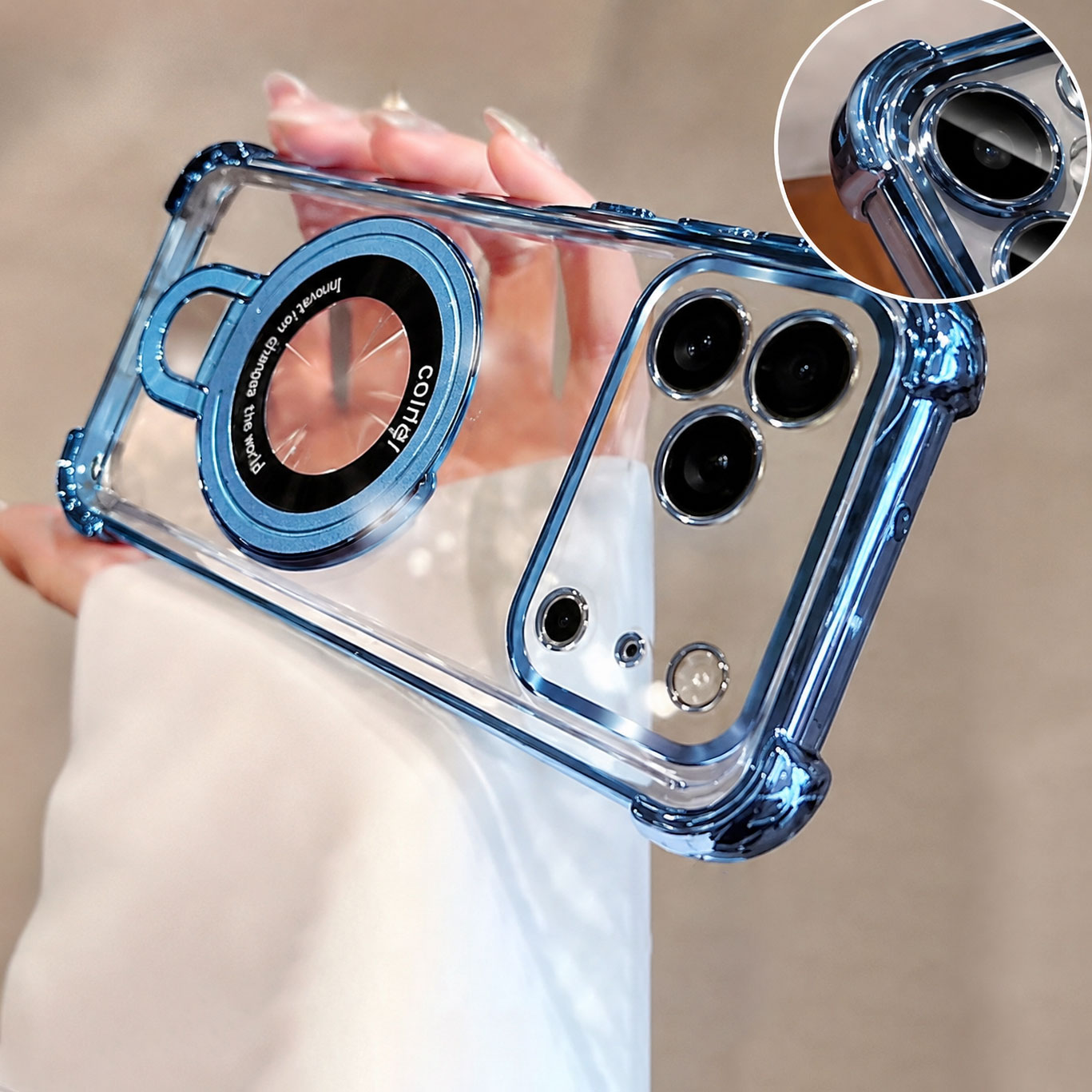 Étui de téléphone de luxe tran - Luxury Plating Case avis et prix