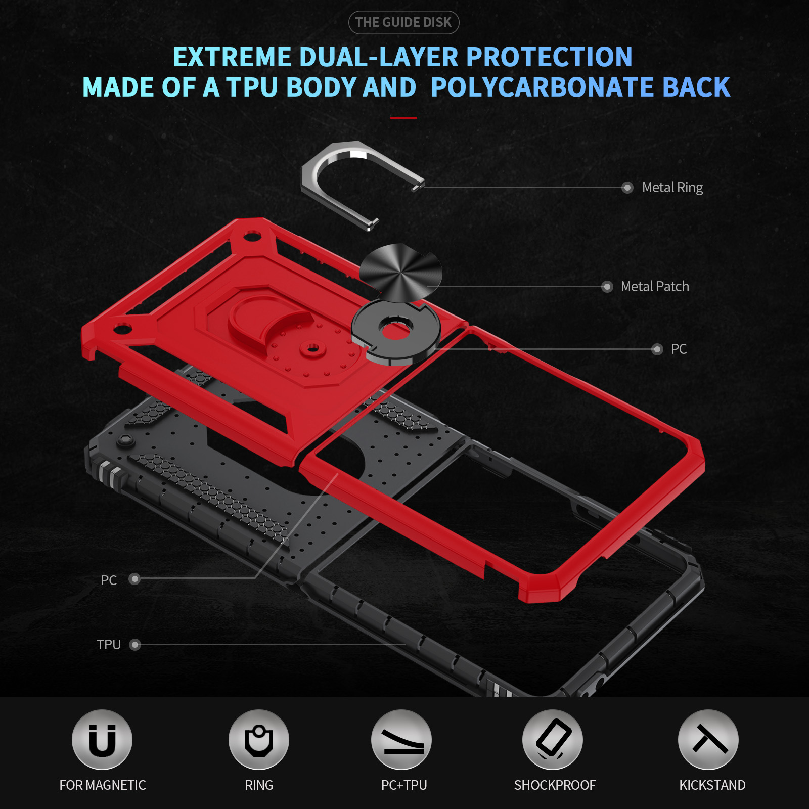 Coque de téléphone antichoc de - Rugged Armor Case avis et prix