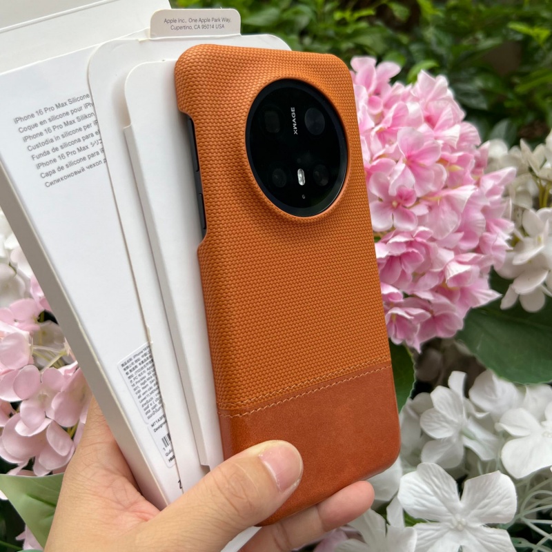 Étui de luxe en cuir et tissu  - Rugged Armor Case avis et prix