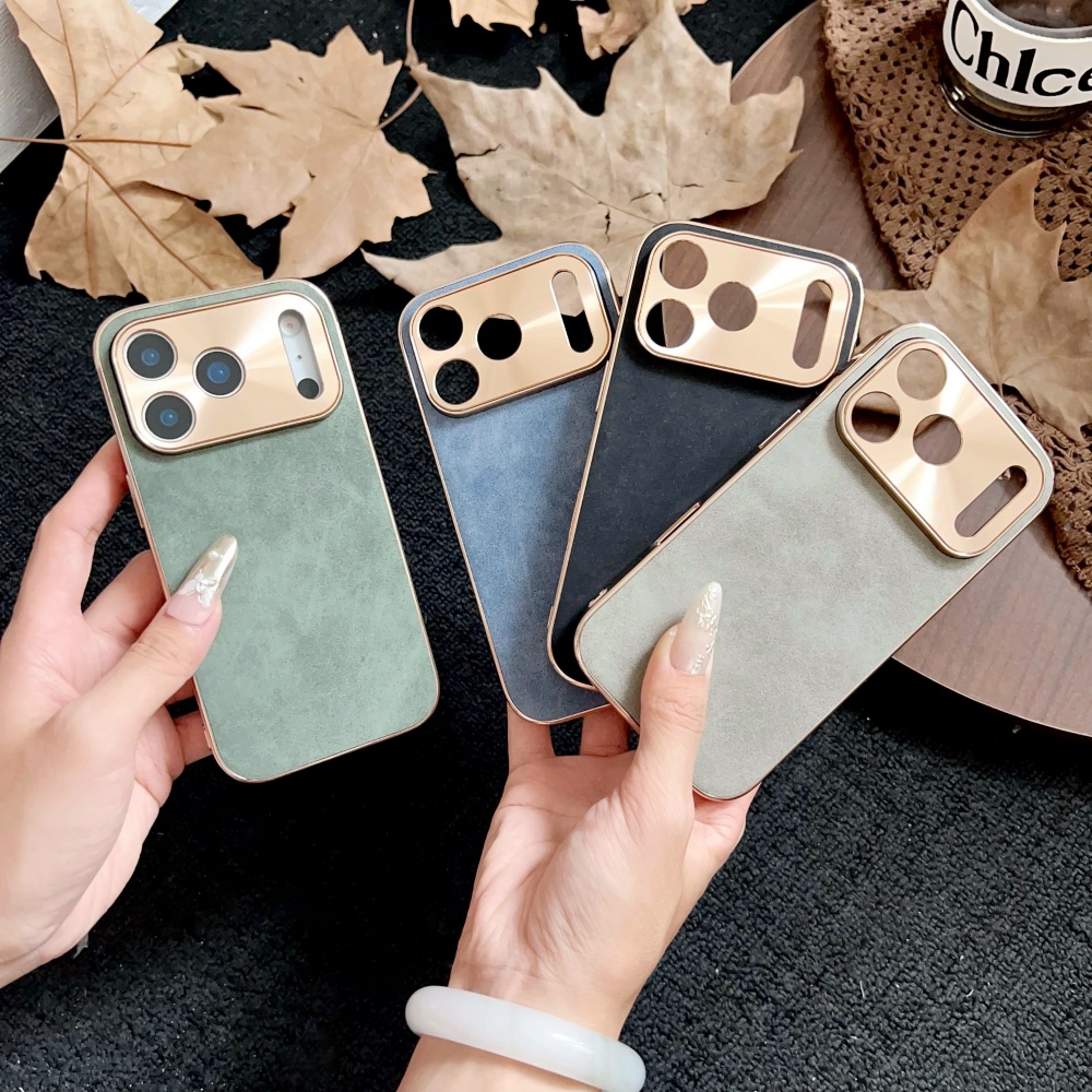 Coque de téléphone en cuir de  - Luxury Plating Case avis et prix