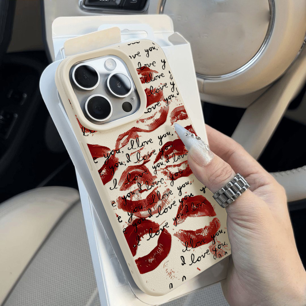 Coque de téléphone en cuir à l - Phone Cases Red avis et prix