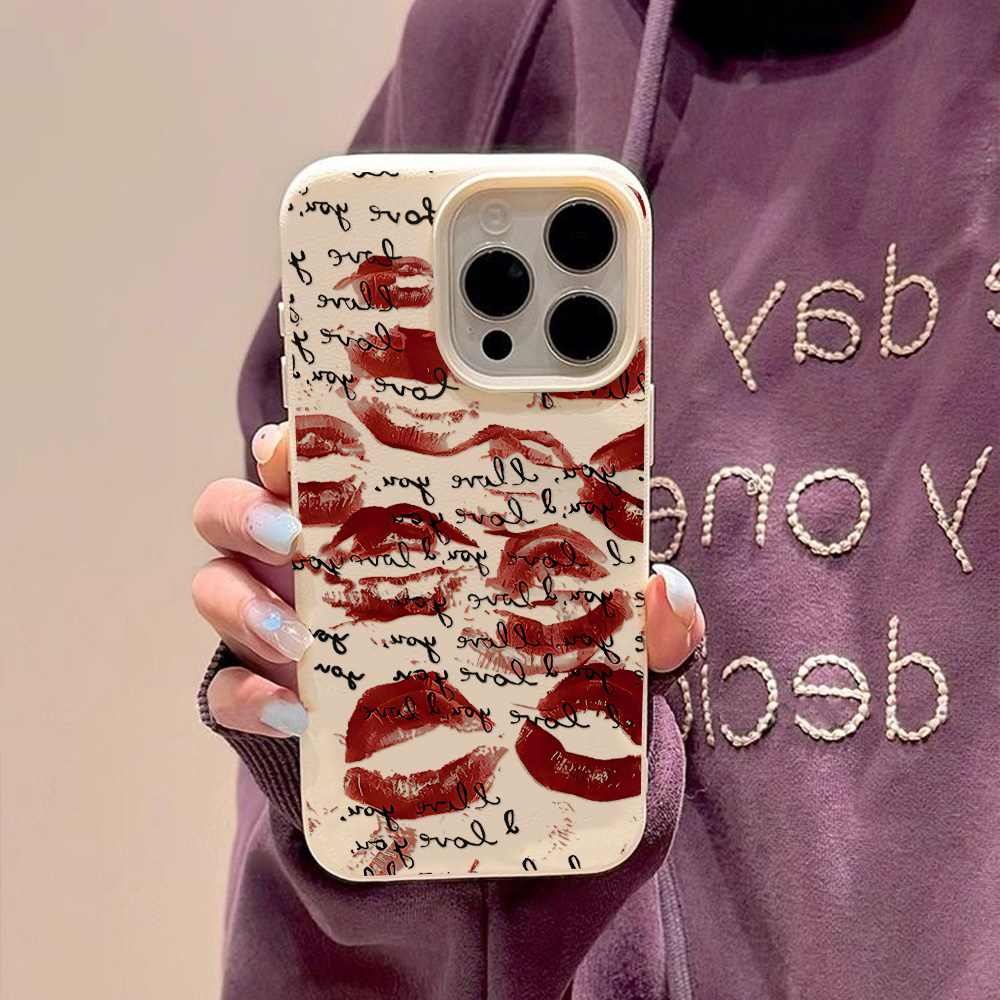 Coque de téléphone en cuir à l - Phone Cases Red avis et prix