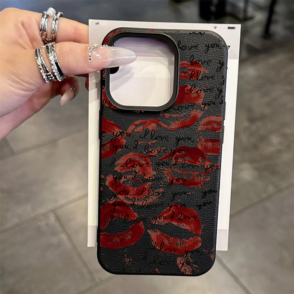 Coque de téléphone en cuir à l - Phone Cases Red avis et prix